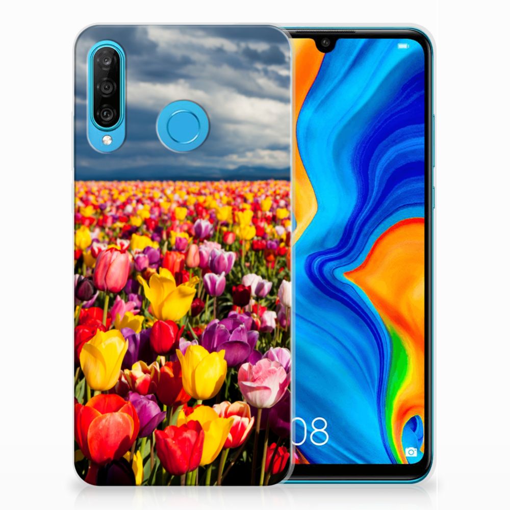 Huawei P30 Lite TPU Case Tulpen