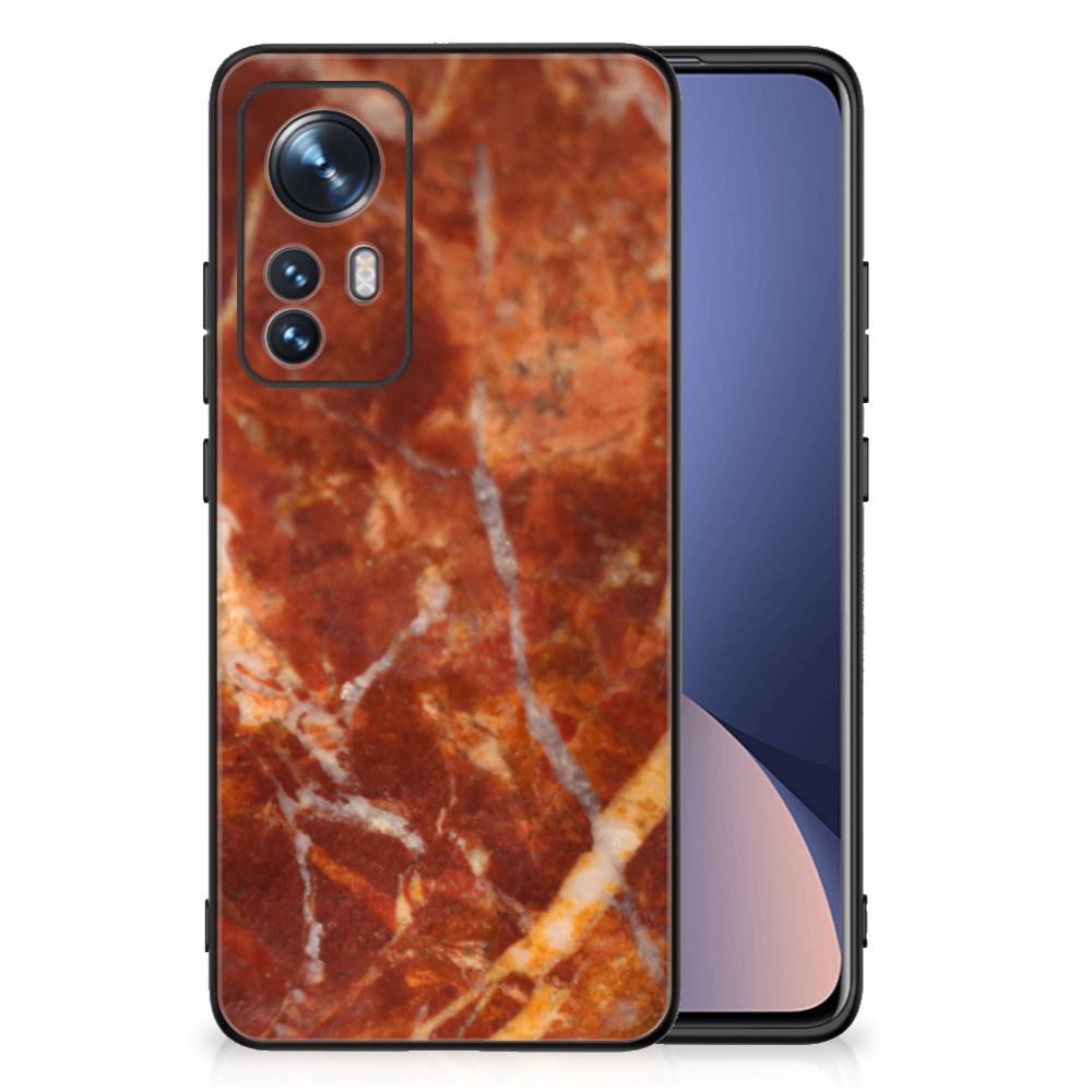 Xiaomi 12 | 12X Marmeren Print Telefoonhoesje Marmer Bruin B2C Telecom