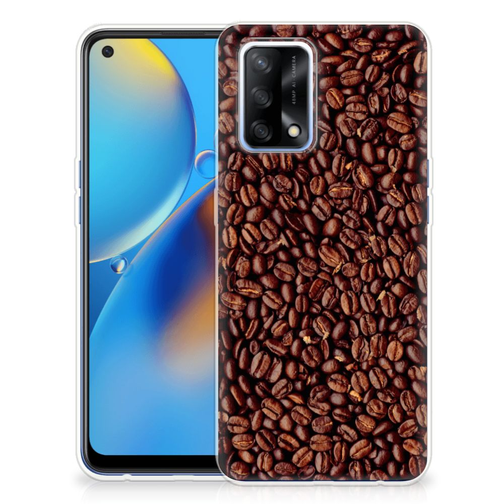 OPPO A74 4G Siliconen Case Koffiebonen B2C Telecom
