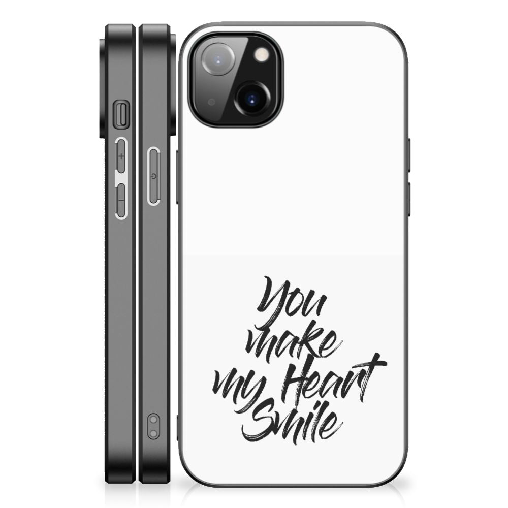 iPhone 14 Plus Telefoon Hoesje met tekst Heart Smile