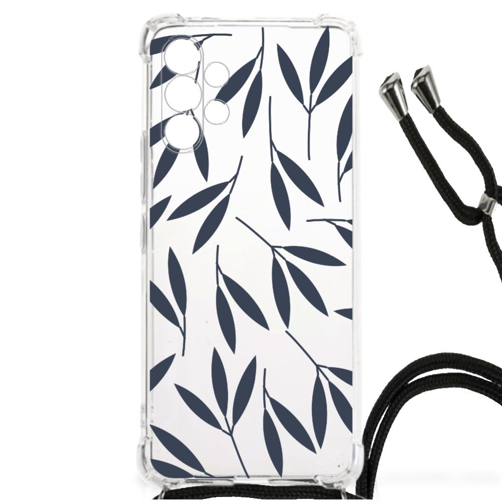 Samsung Galaxy A13 4G Case Leaves Blue