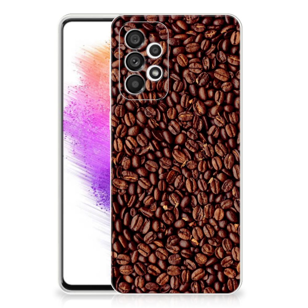 Samsung Galaxy A73 5G Siliconen Case Koffiebonen B2C Telecom