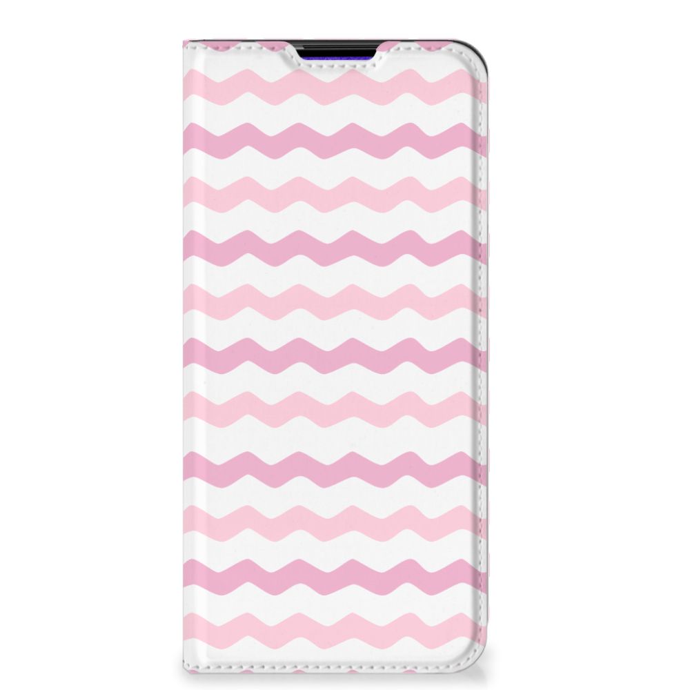 Samsung Galaxy A03s Hoesje met Magneet Waves Roze - B2C Telecom