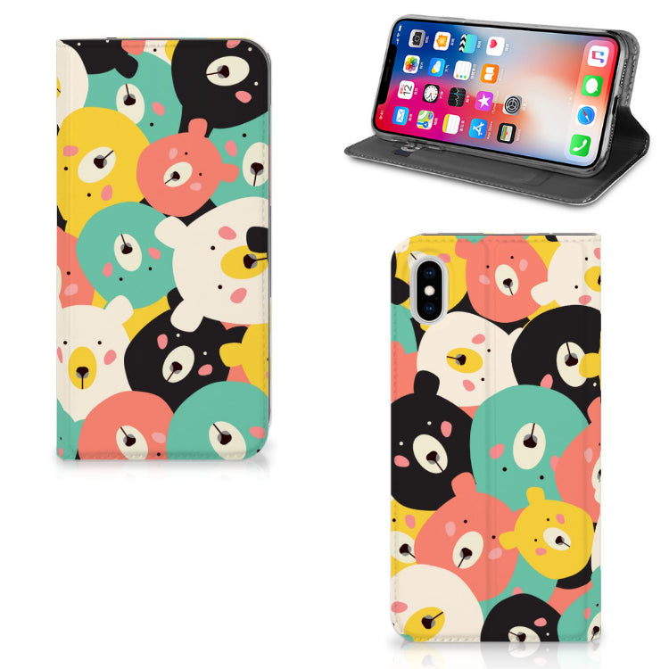 Apple iPhone Xs Max Magnet Case Bears