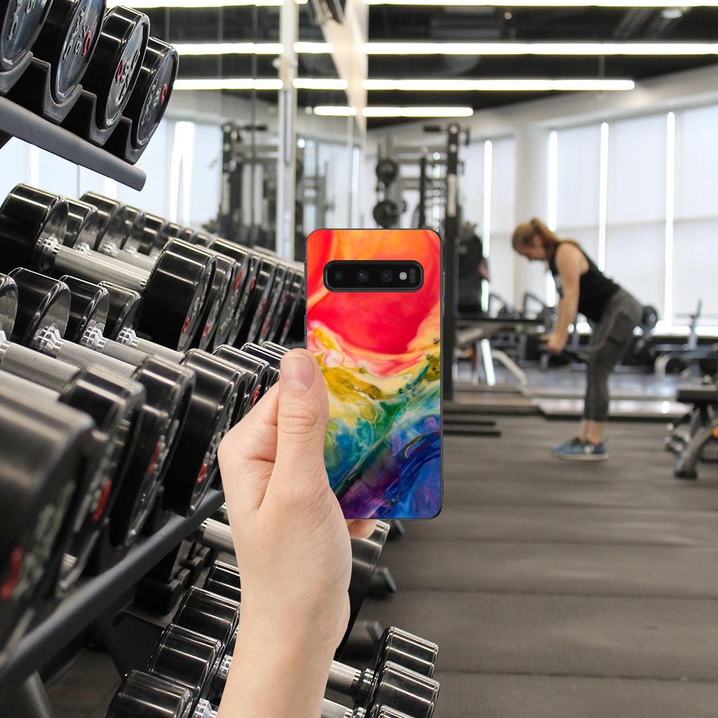 Case Samsung Galaxy S10 Watercolor Dark