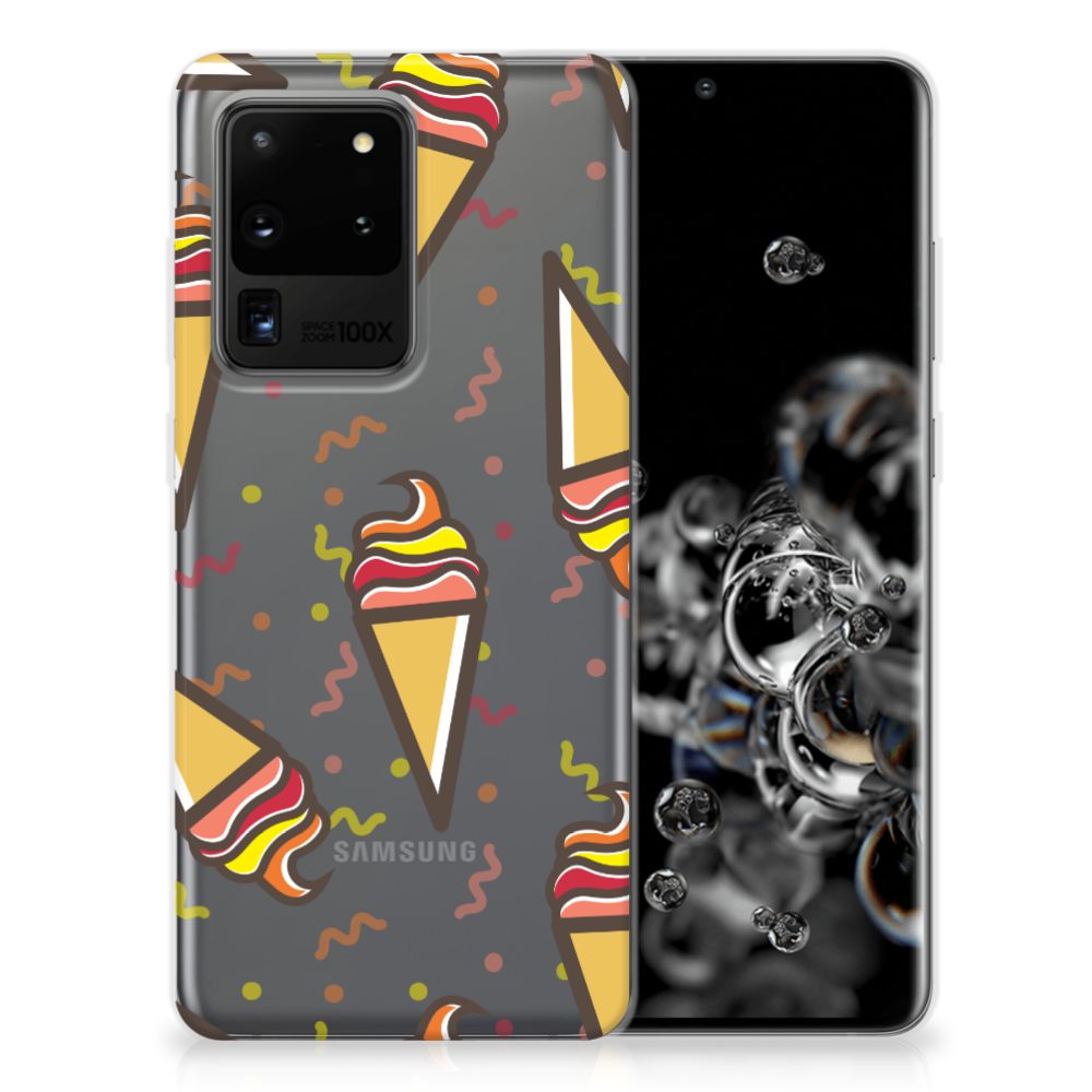 Samsung Galaxy S20 Ultra Siliconen Case Icecream B2C Telecom