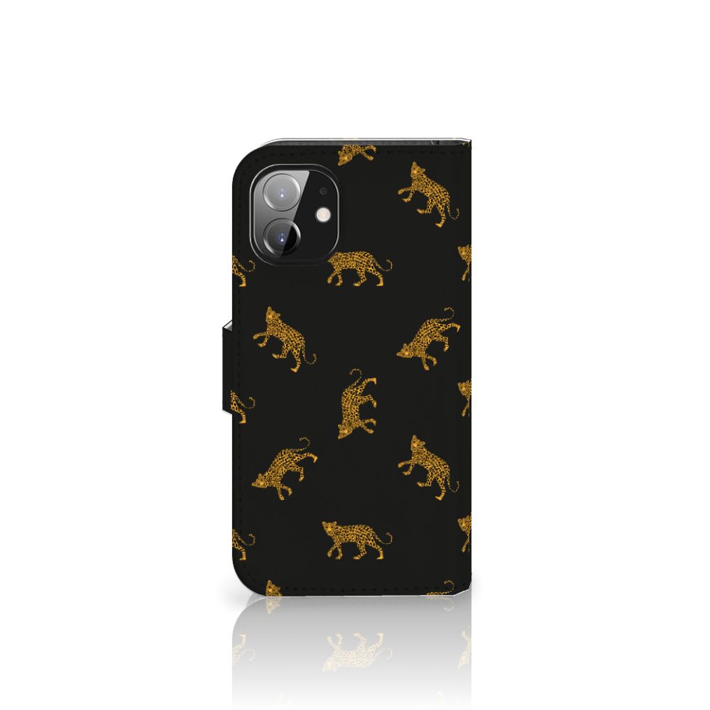 Telefoonhoesje met Pasjes voor Apple iPhone 12 Mini Leopards