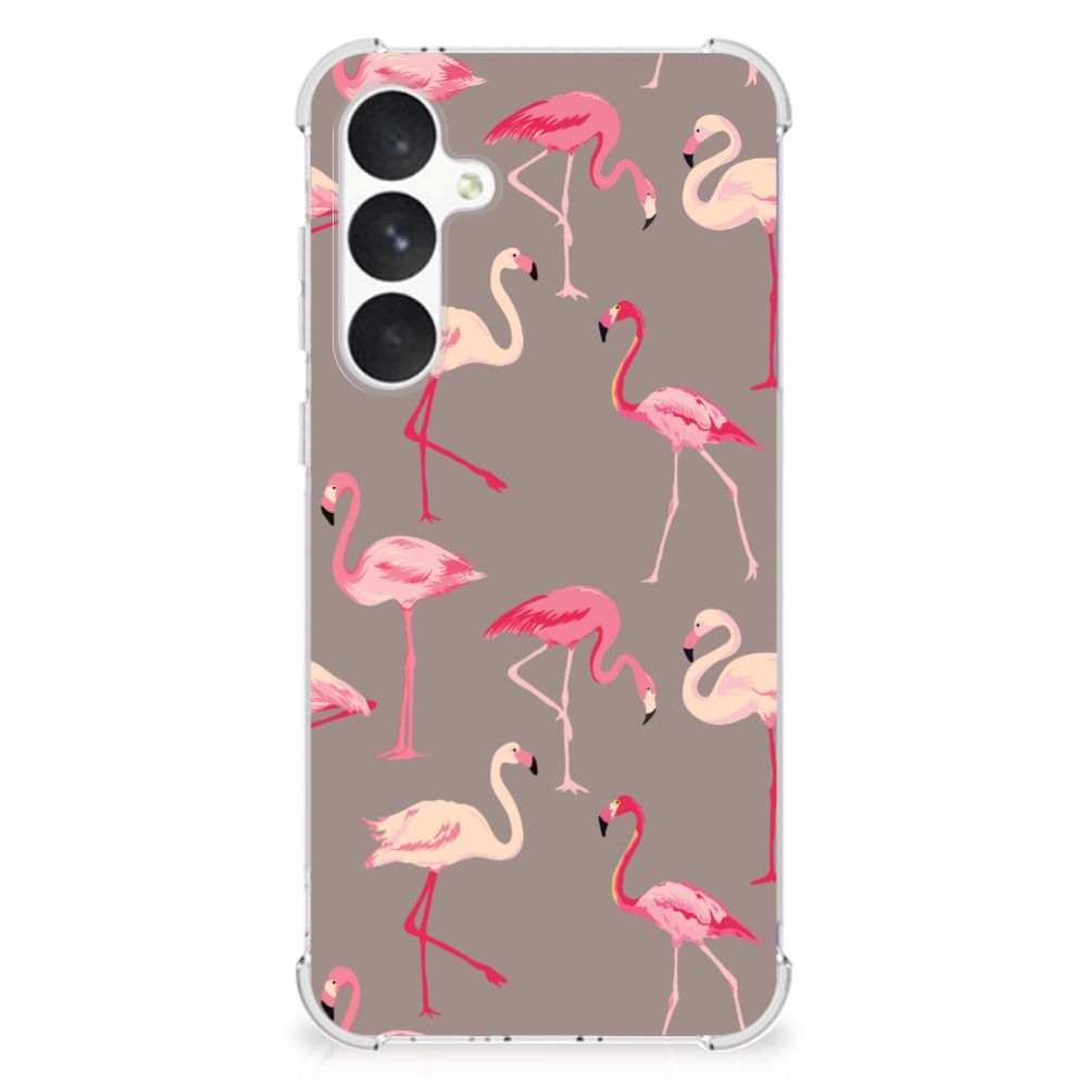 Samsung Galaxy A55 Case Anti-shock Flamingo