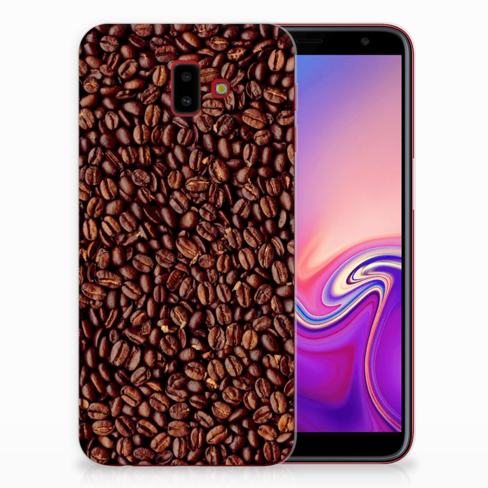 Samsung Galaxy J6 Plus (2018) Siliconen Case Koffiebonen