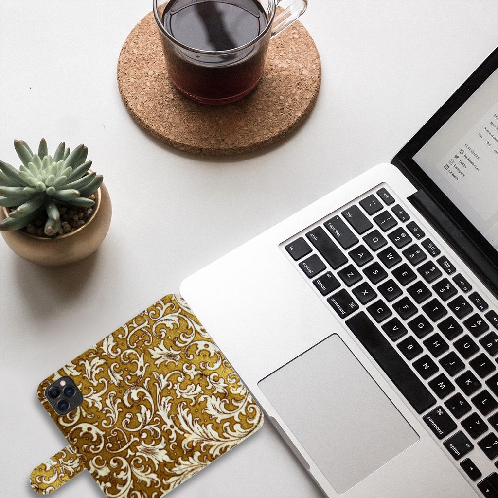 Wallet Case Apple iPhone 11 Pro Barok Goud
