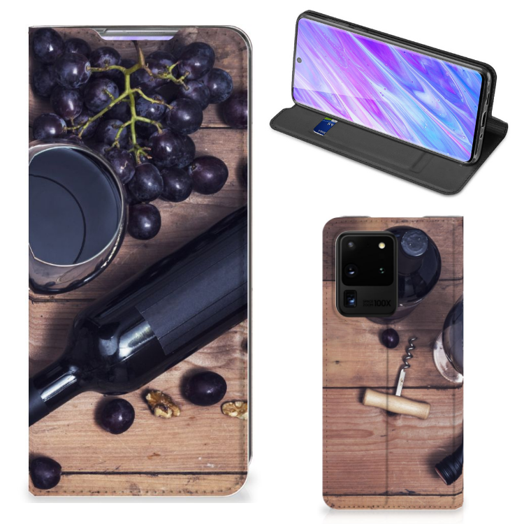 Samsung Galaxy S20 Ultra Flip Style Cover Wijn - B2C Telecom