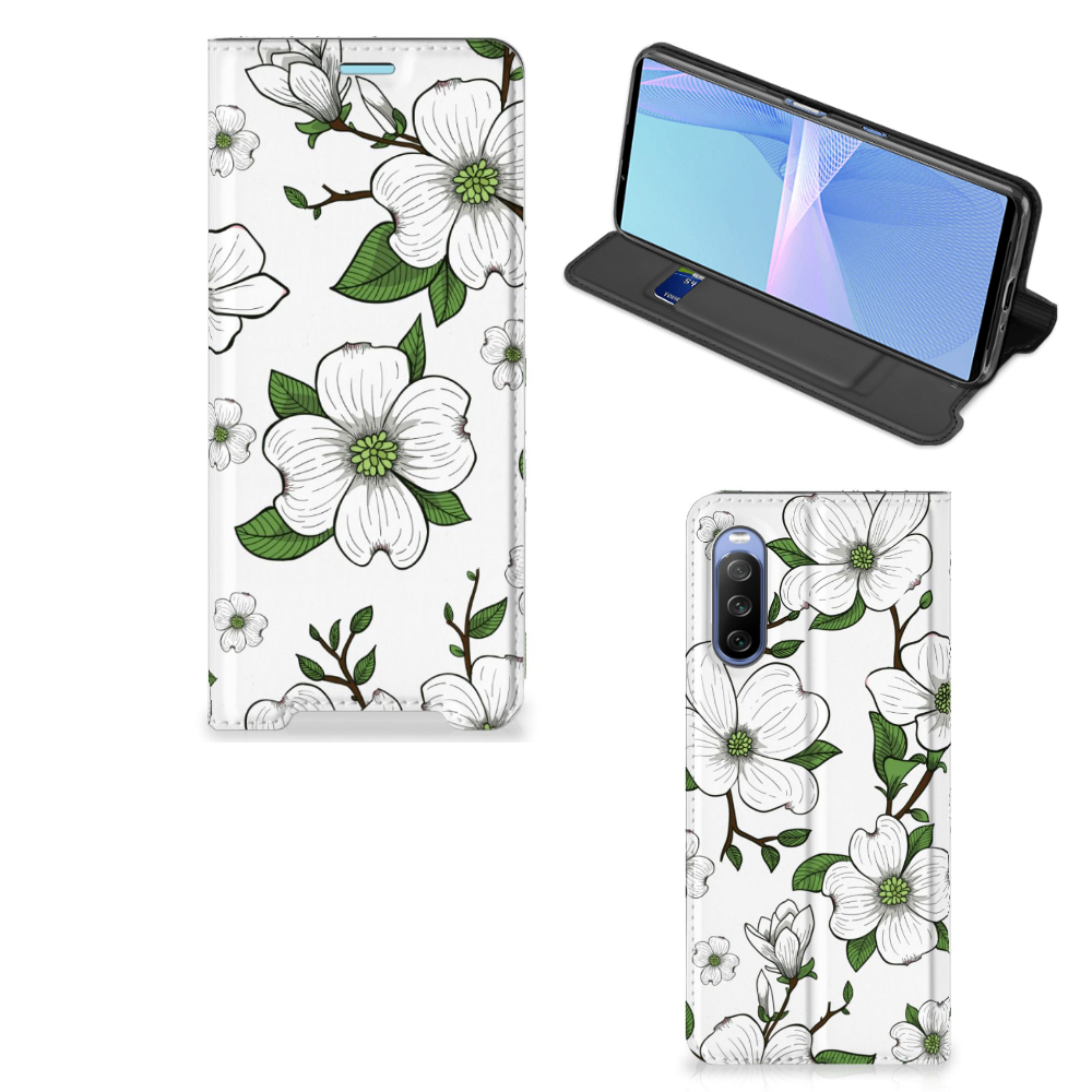 Sony Xperia 10 III Smart Cover Dogwood Flowers - B2C Telecom