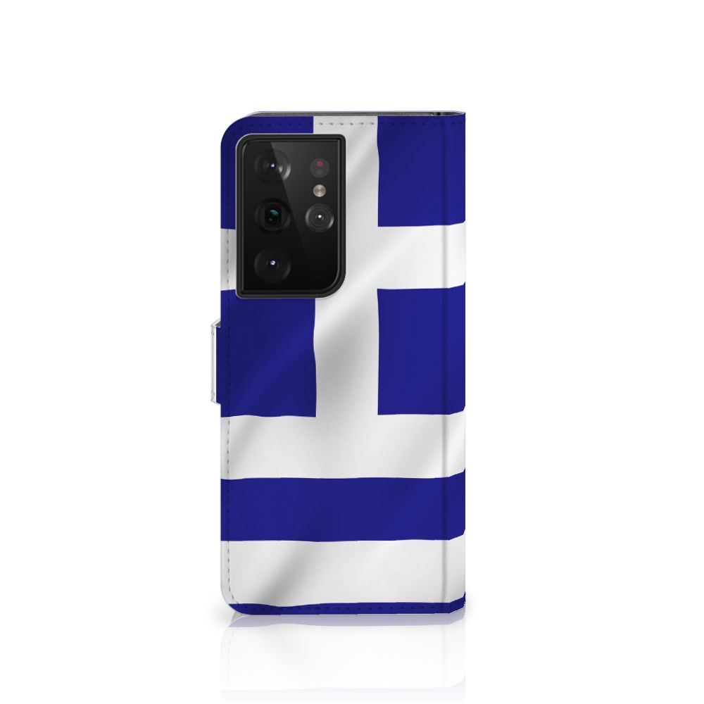 Samsung Galaxy S21 Ultra Bookstyle Case Griekenland