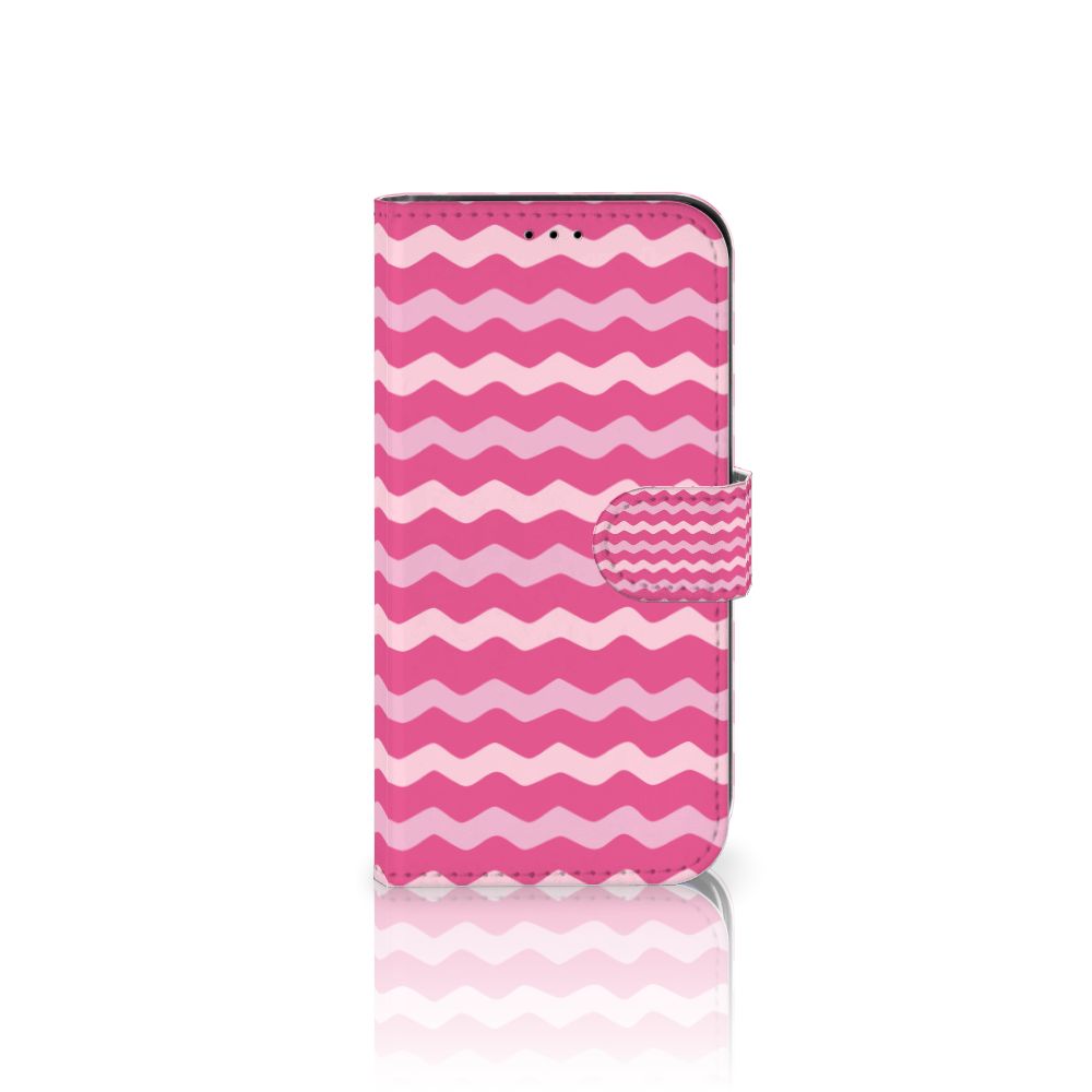 Apple iPhone 13 Telefoon Hoesje Waves Pink