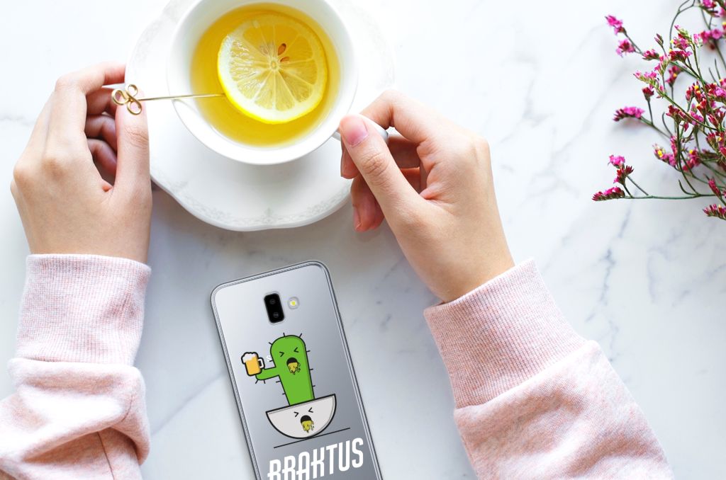 Samsung Galaxy J6 Plus (2018) Telefoonhoesje met Naam Braktus
