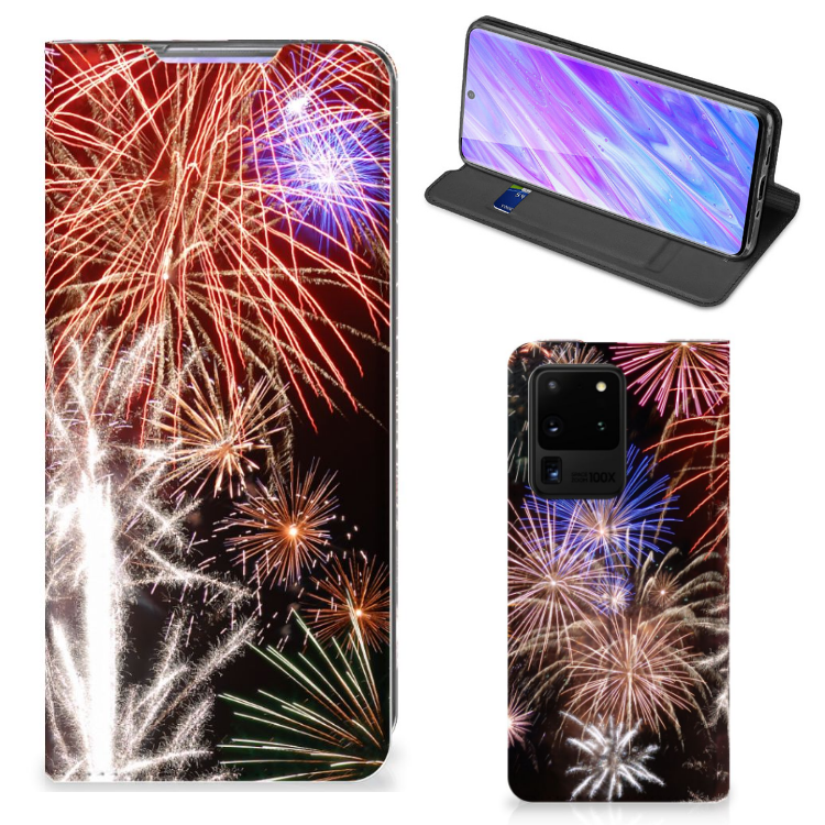 Samsung Galaxy S20 Ultra Hippe Standcase Vuurwerk - B2C Telecom
