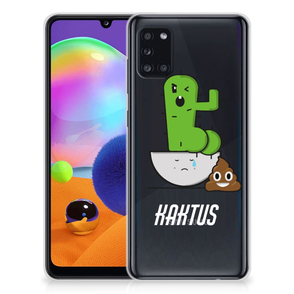 Samsung Galaxy A31 Telefoonhoesje met Naam Cactus Poo B2C Telecom