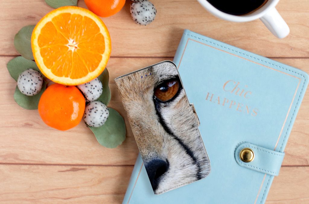 Samsung Galaxy S10e Telefoonhoesje met Pasjes Cheetah