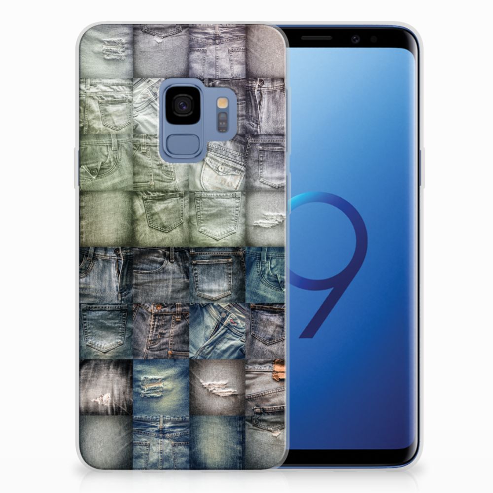 Silicone Back Cover Samsung Galaxy S9 Spijkerbroeken