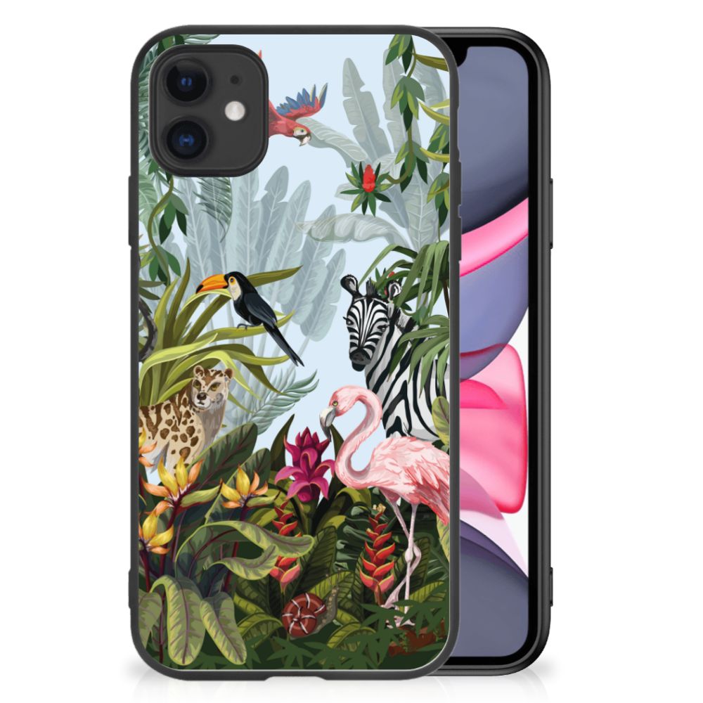 Dierenprint Telefoonhoesje voor iPhone 11 Jungle B2C Telecom