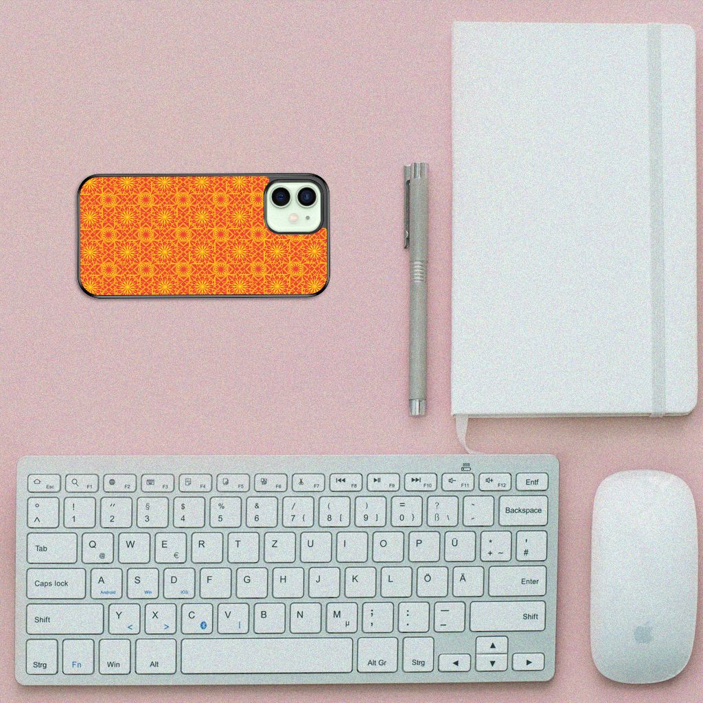 iPhone 12 Mini Bumper Case Batik Oranje B2C Telecom
