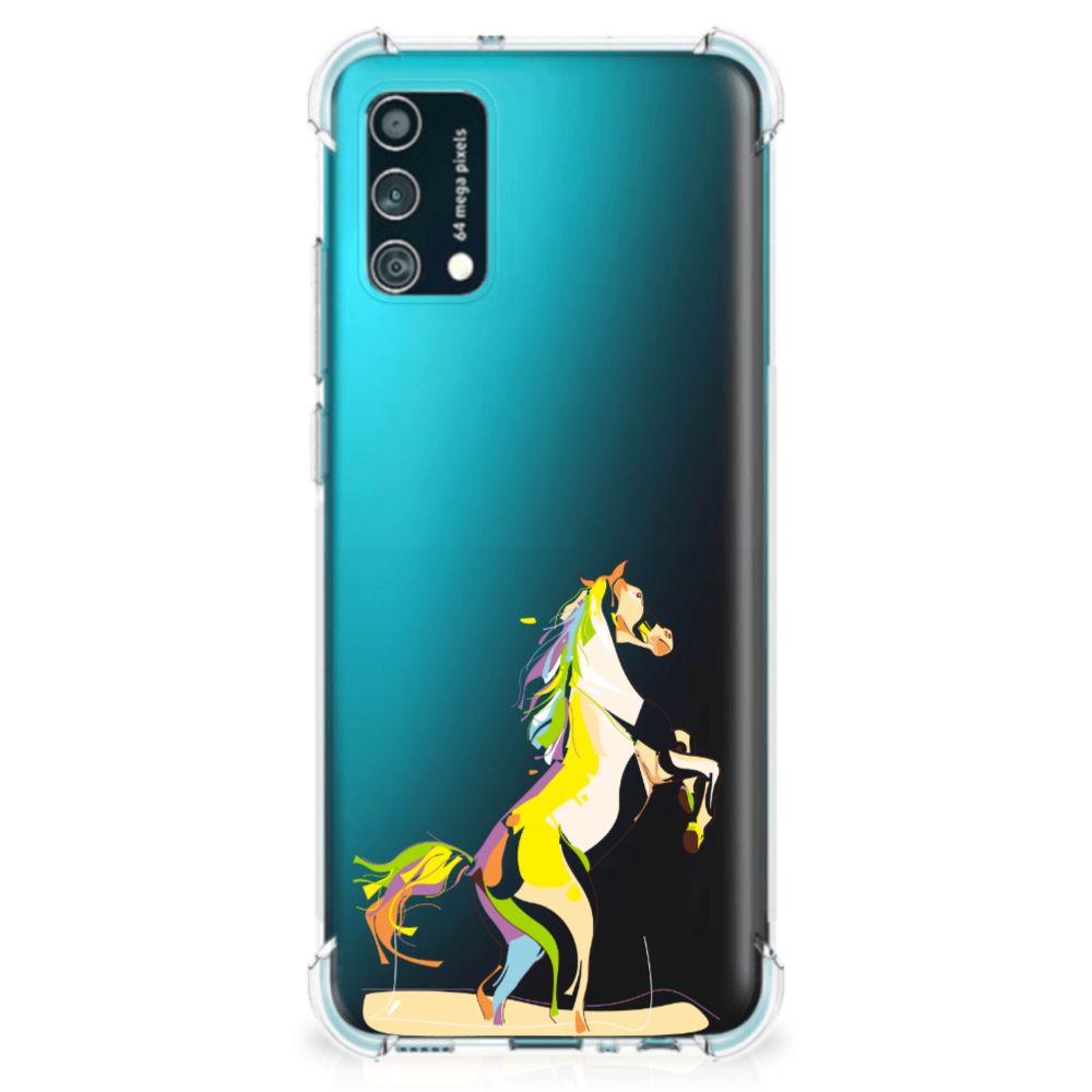 Samsung Galaxy M02s | A02s Stevig Bumper Hoesje Horse Color B2C Telecom