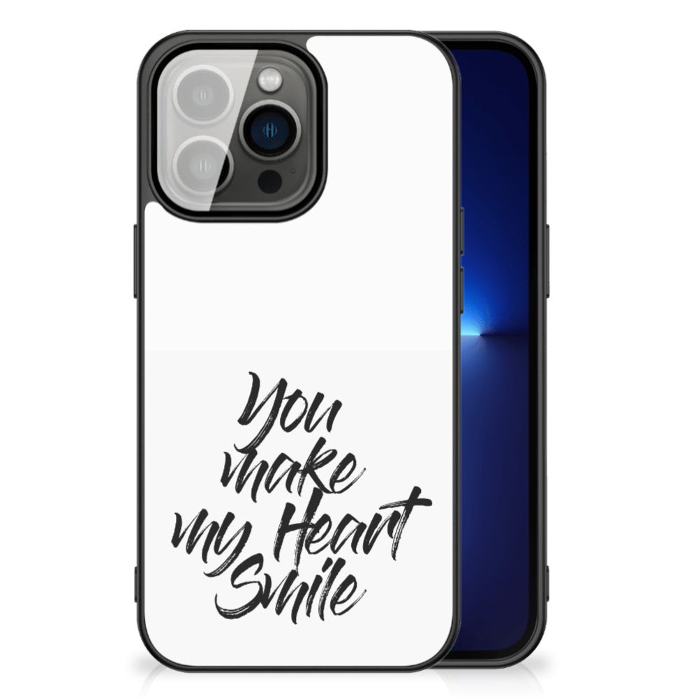 iPhone 13 Pro Telefoon Hoesje met tekst Heart Smile