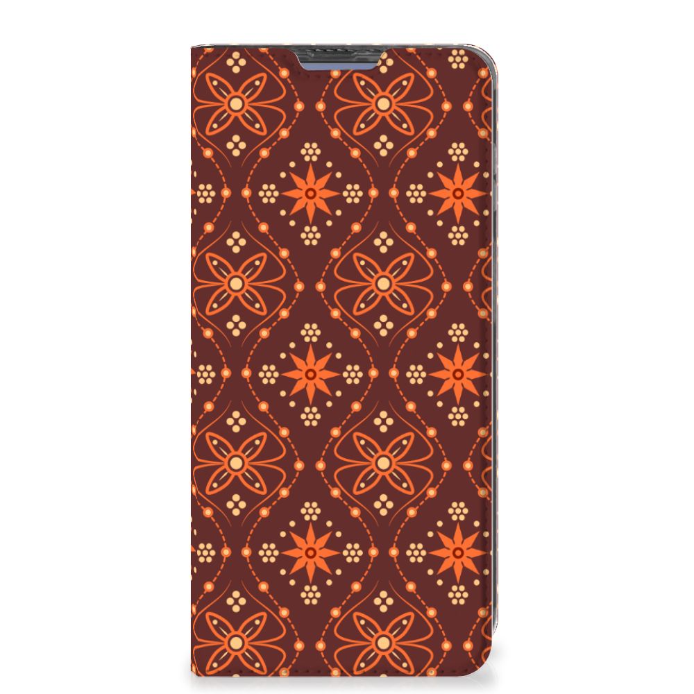 Poco X4 Pro 5G Hoesje met Magneet Batik Brown - B2C Telecom