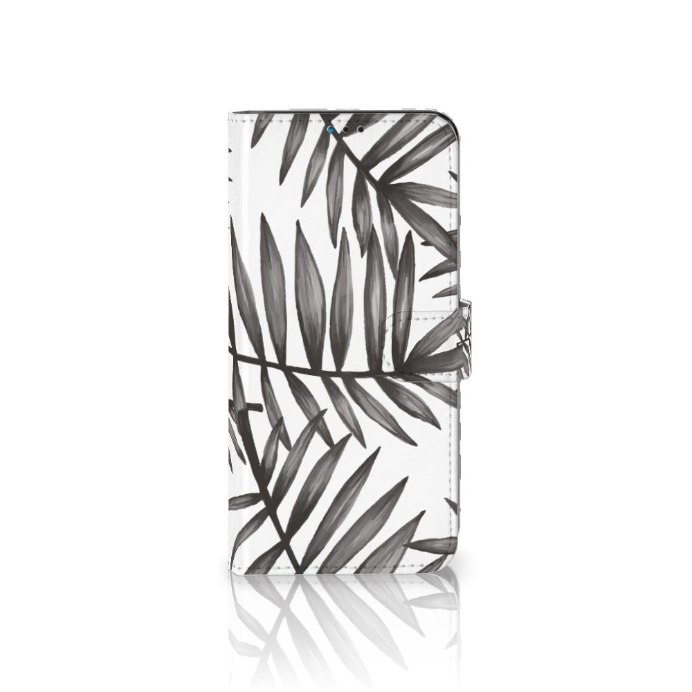 Motorola Moto G9 Play | E7 Plus Hoesje Leaves Grey