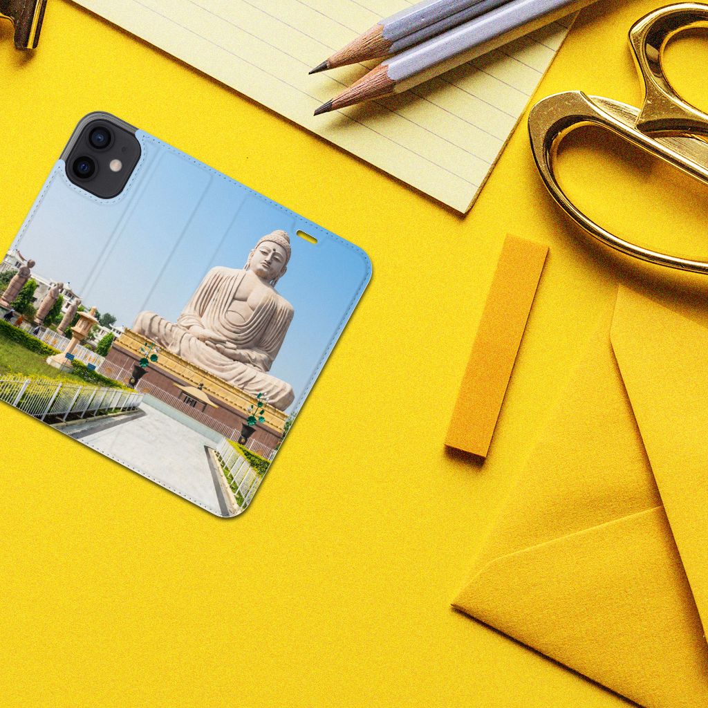 iPhone 12 Mini Book Cover Boeddha - B2C Telecom