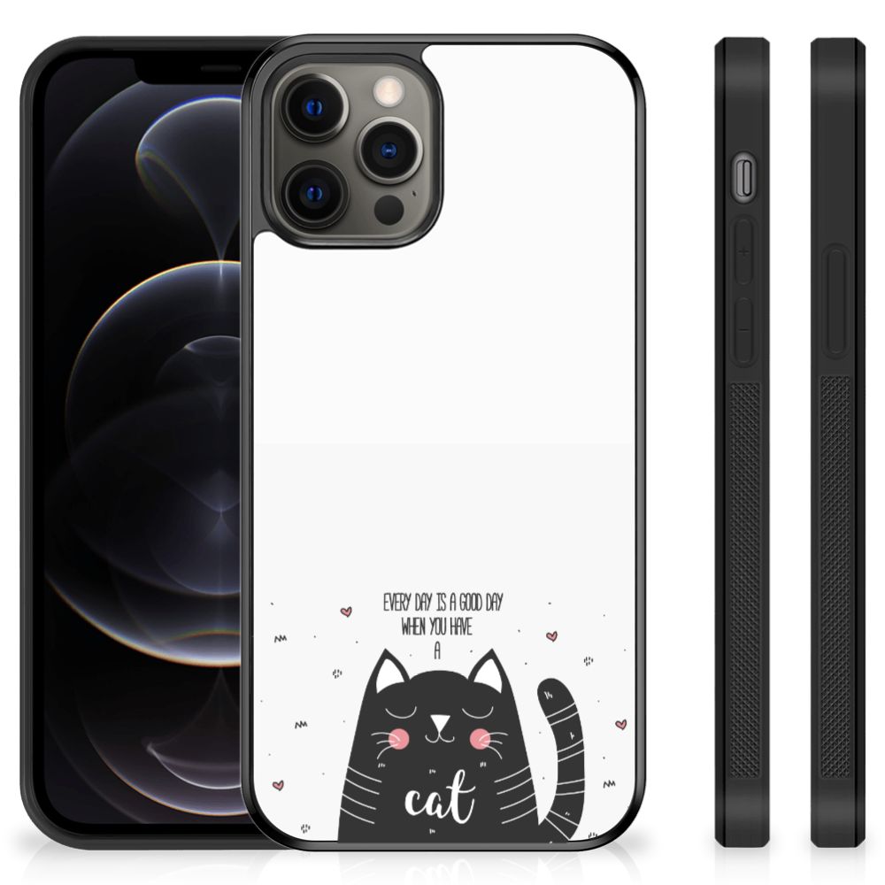 iPhone 12 Pro Max Bumper Hoesje Cat Good Day B2C Telecom