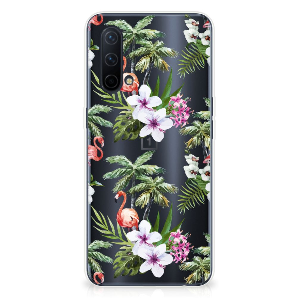 OnePlus Nord CE 5G TPU Hoesje Flamingo Palms B2C Telecom