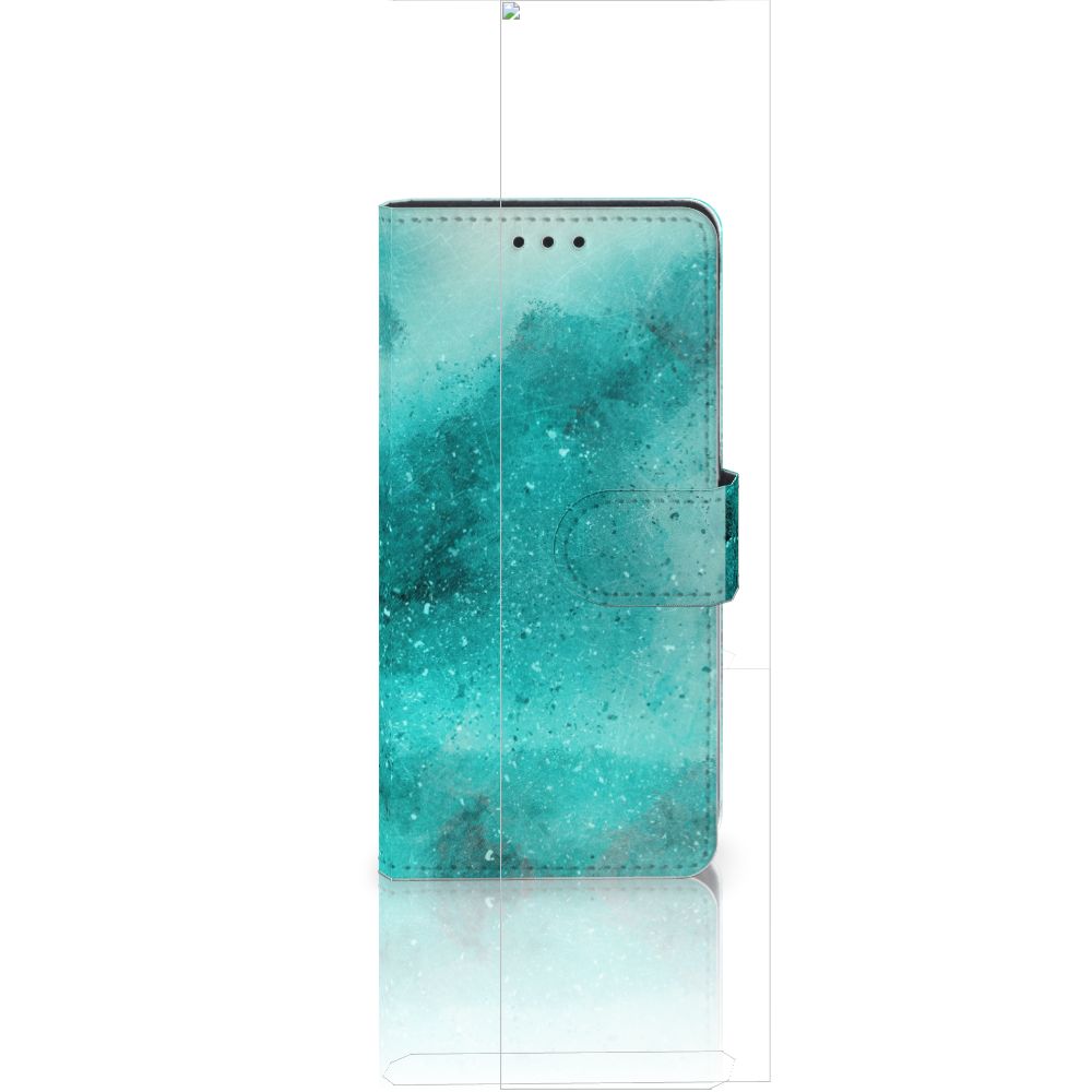 Hoesje Huawei Ascend P8 Lite Painting Blue
