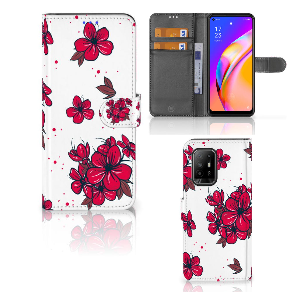 OPPO Reno5 Z | A94 5G Hoesje Blossom Red