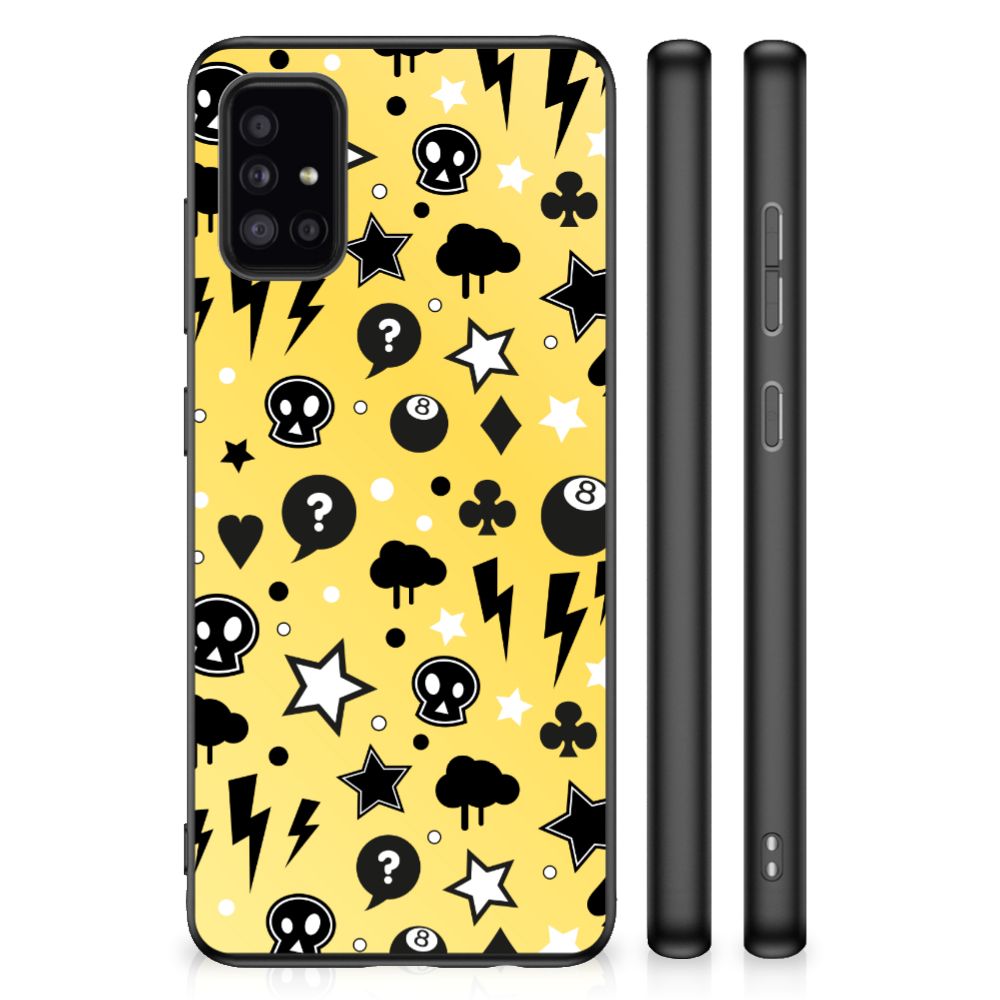 Mobiel Case Samsung Galaxy A51 Punk Geel