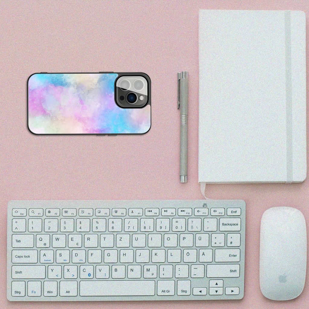 Kleurrijke Telefoonhoesje iPhone 13 Pro Watercolor Light B2C Telecom