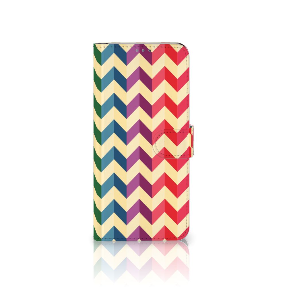Motorola Moto G 5G Plus Telefoon Hoesje Zigzag Multi Color