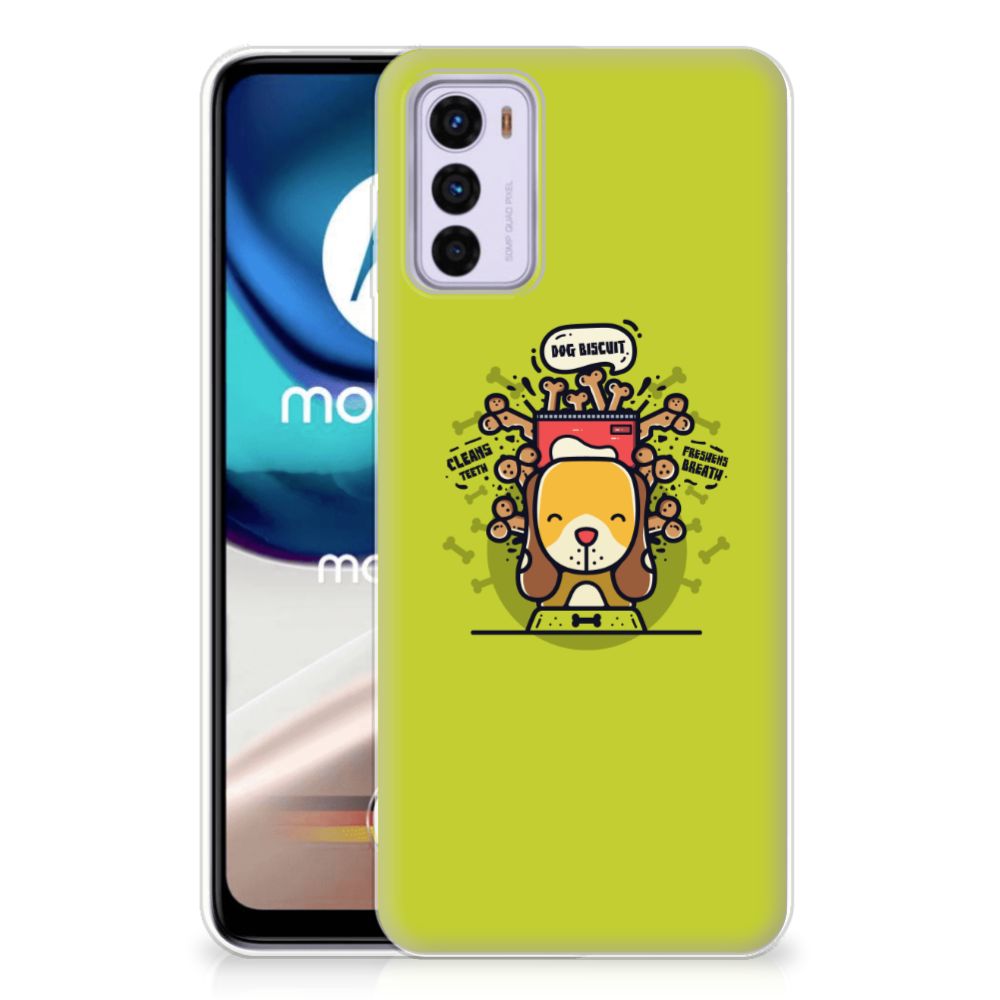 Motorola Moto G42 Telefoonhoesje met Naam Doggy Biscuit B2C Telecom