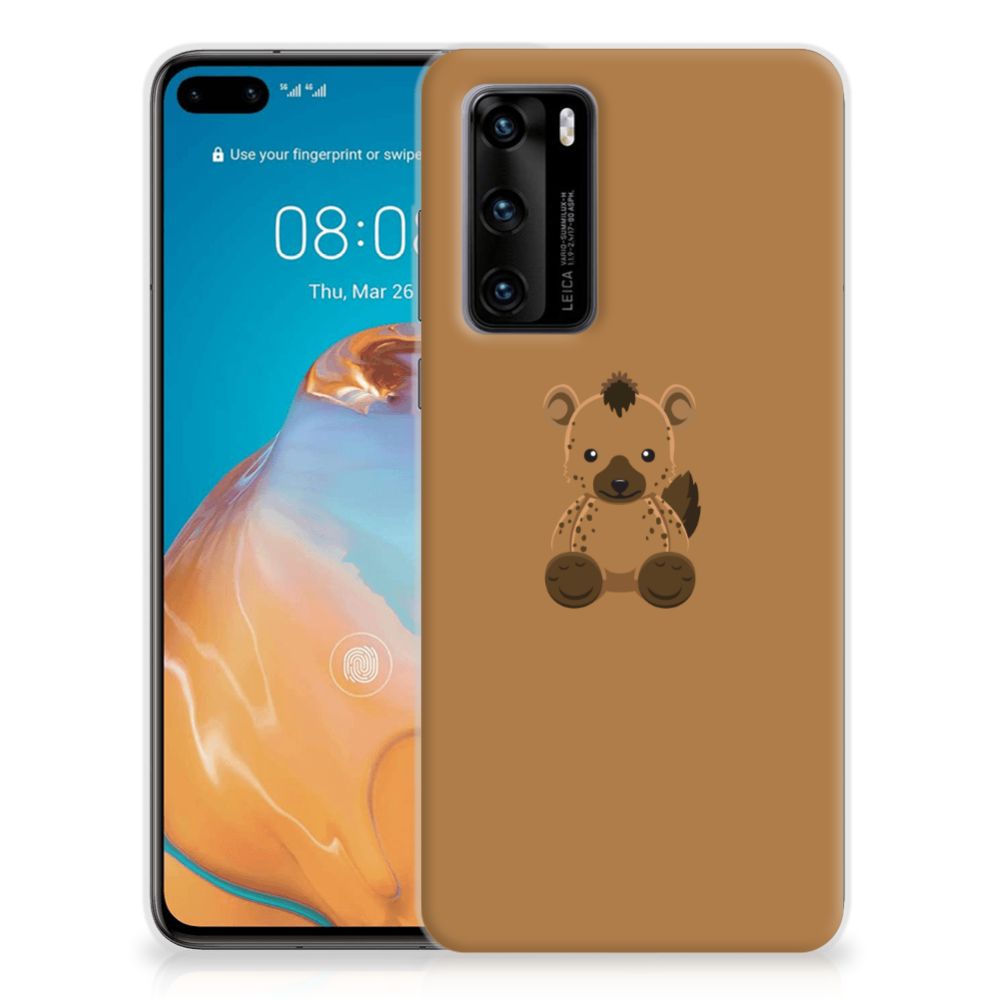 Huawei P40 Telefoonhoesje met Naam Baby Hyena B2C Telecom
