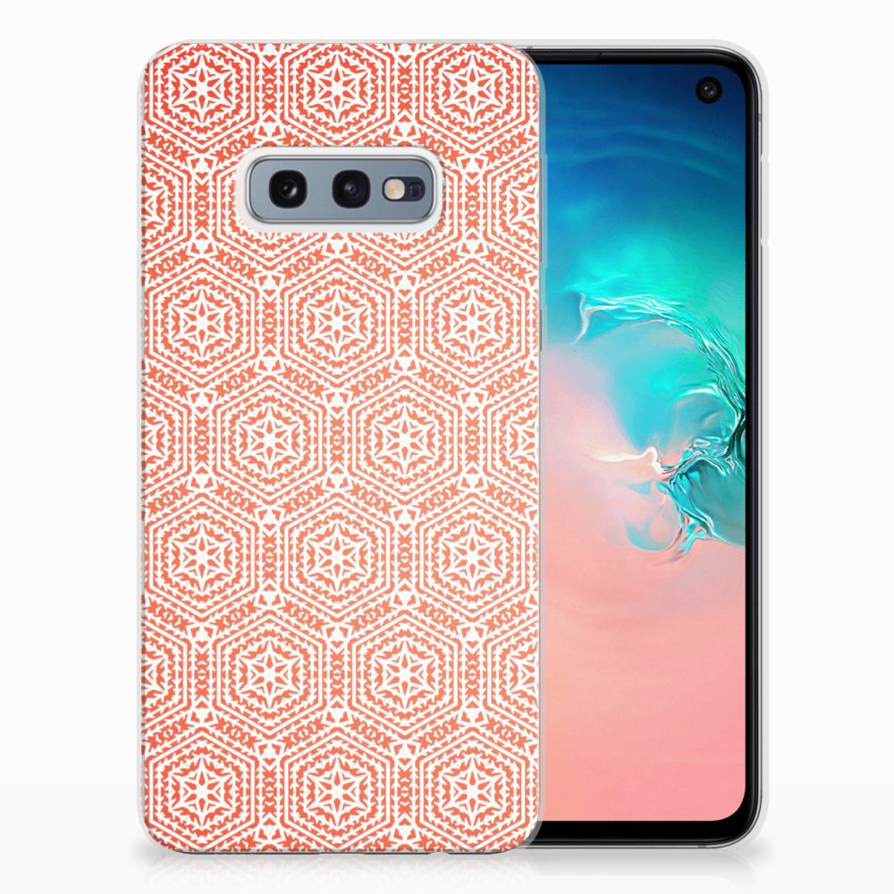Samsung Galaxy S10e TPU bumper Pattern Orange