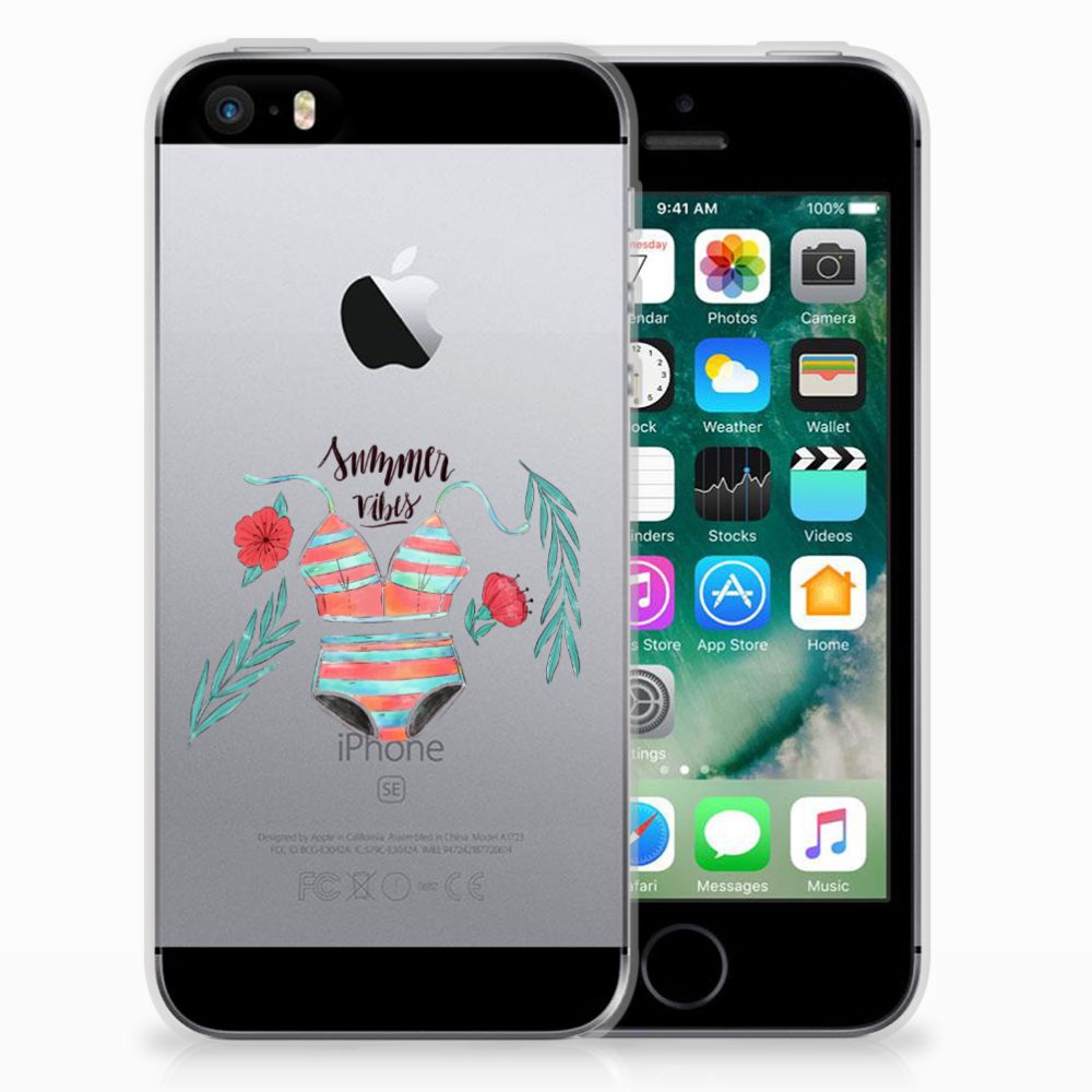 Apple iPhone SE | 5S Telefoonhoesje met Naam Boho Summer