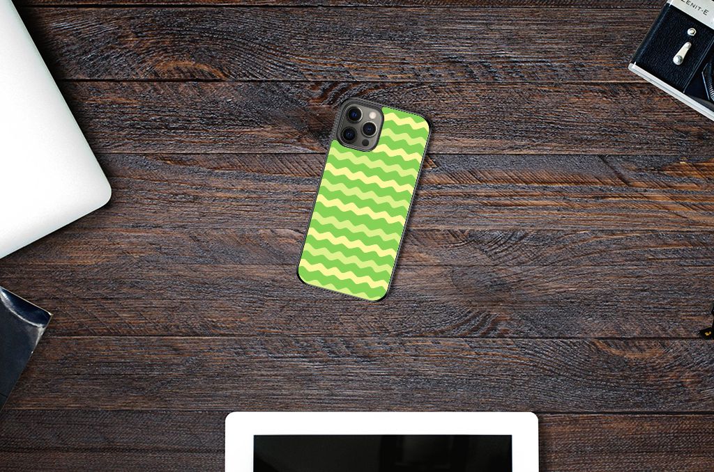 iPhone 12 Pro Max Bumper Case Waves Green B2C Telecom