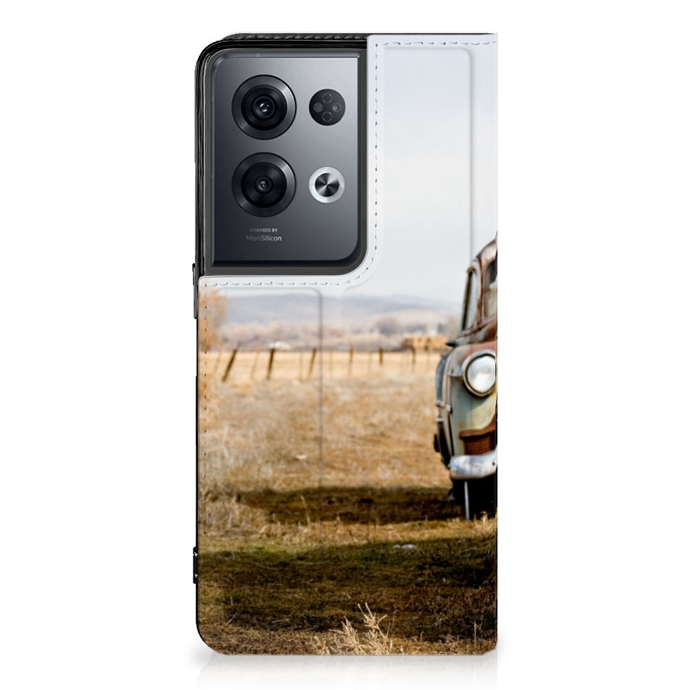 OPPO Reno8 Pro Stand Case Vintage Auto - B2C Telecom