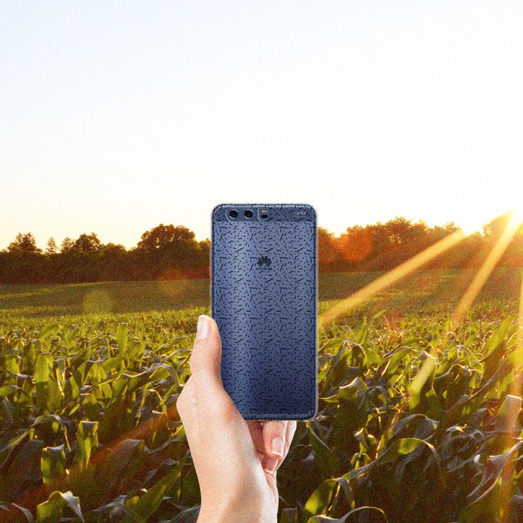 Huawei P10 Plus TPU bumper Stripes Dots