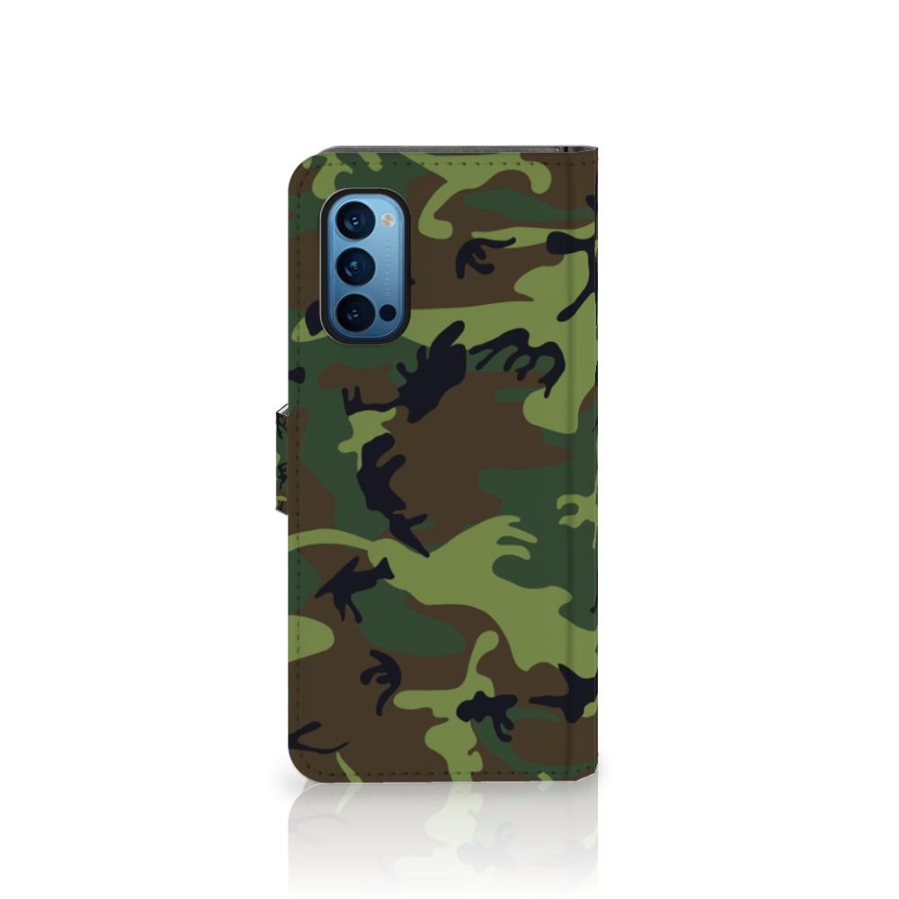 OPPO Reno 4 Pro 5G Telefoon Hoesje Army Dark