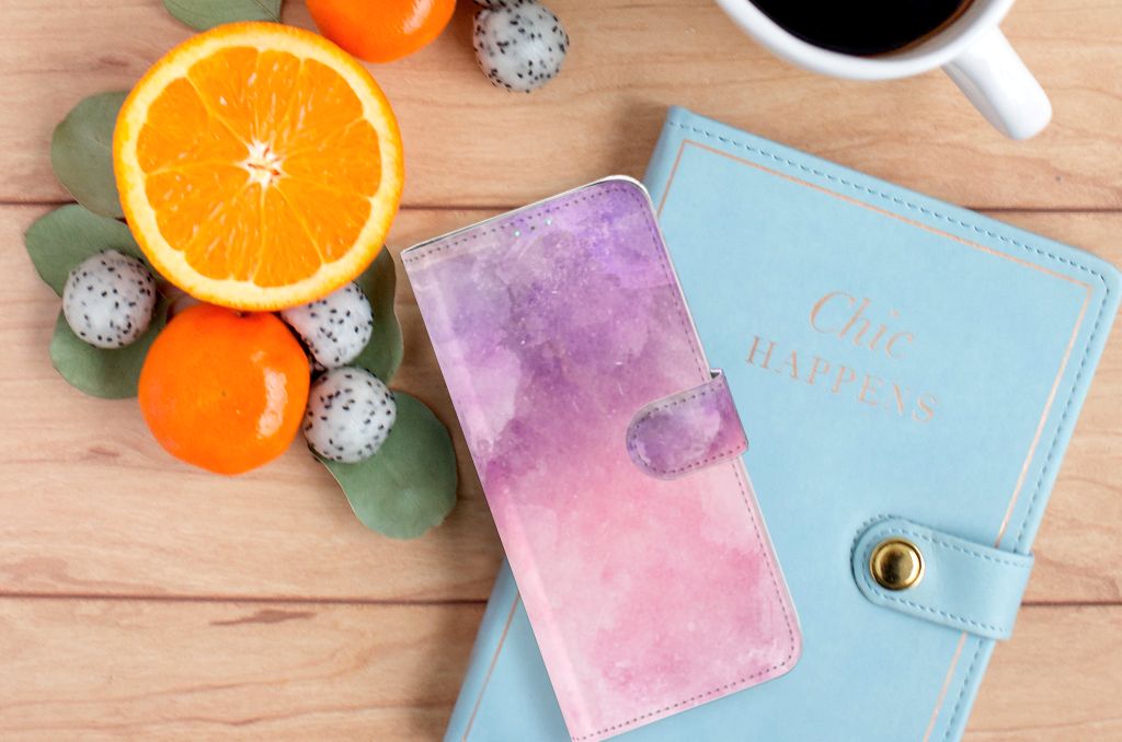 Hoesje Samsung Galaxy A71 Pink Purple Paint
