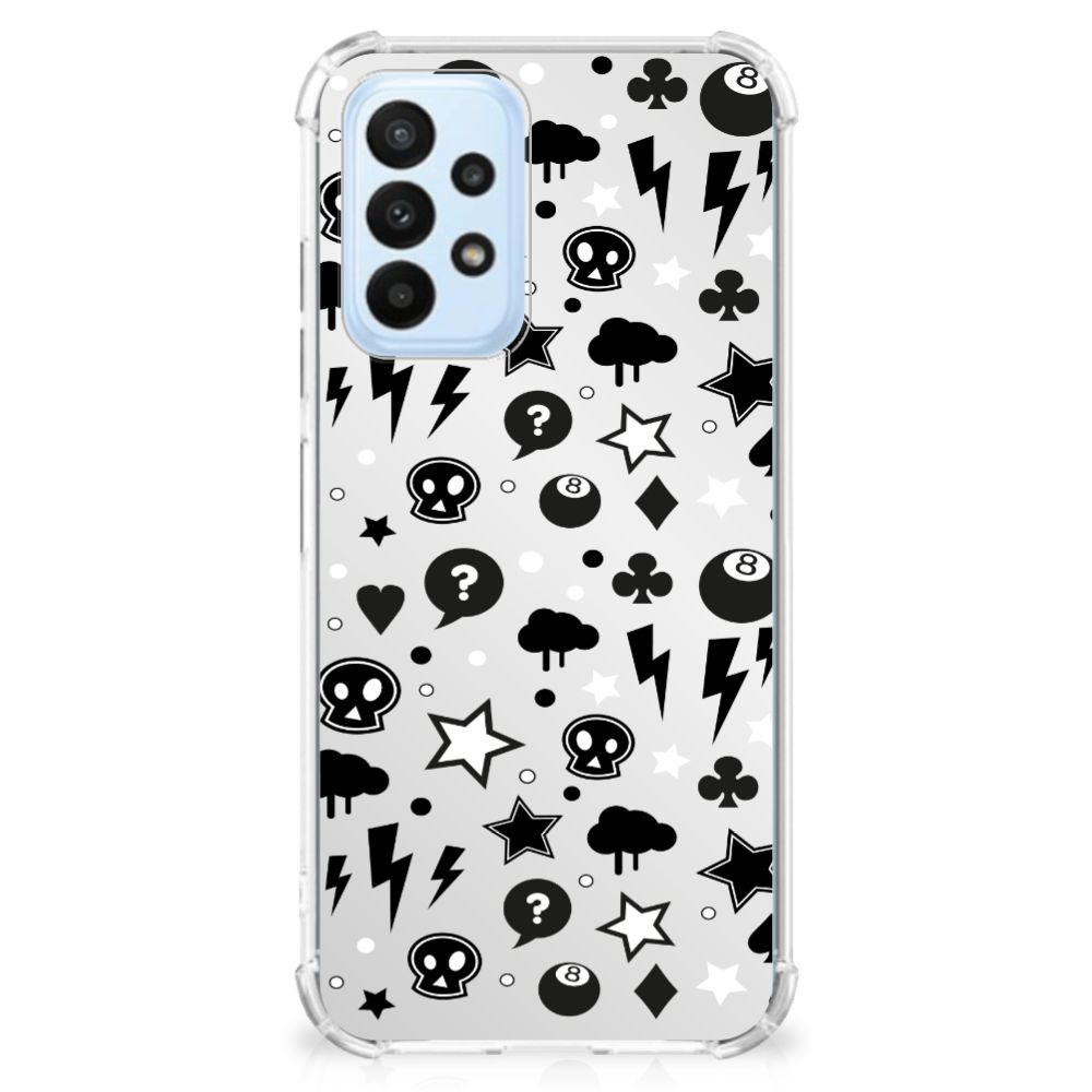 Extreme Case Samsung Galaxy A23 Silver Punk - B2C Telecom
