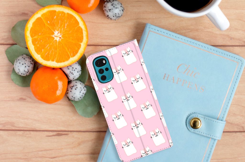 Motorola Moto G22 Hoesje maken Sleeping Cats - B2C Telecom