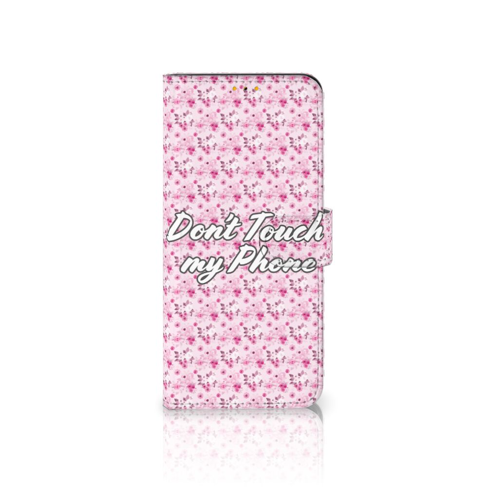 Samsung Galaxy M52 Portemonnee Hoesje Flowers Pink DTMP