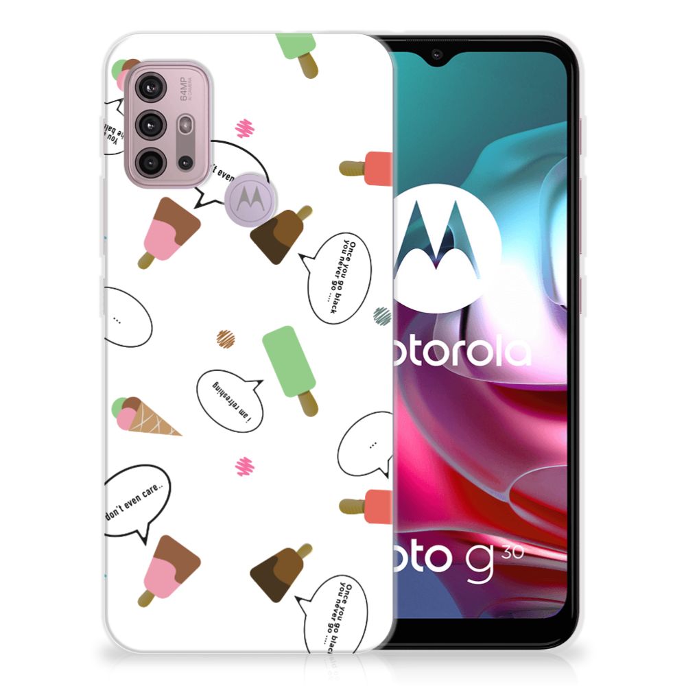 Motorola Moto G30 | G10 Siliconen Case IJsjes